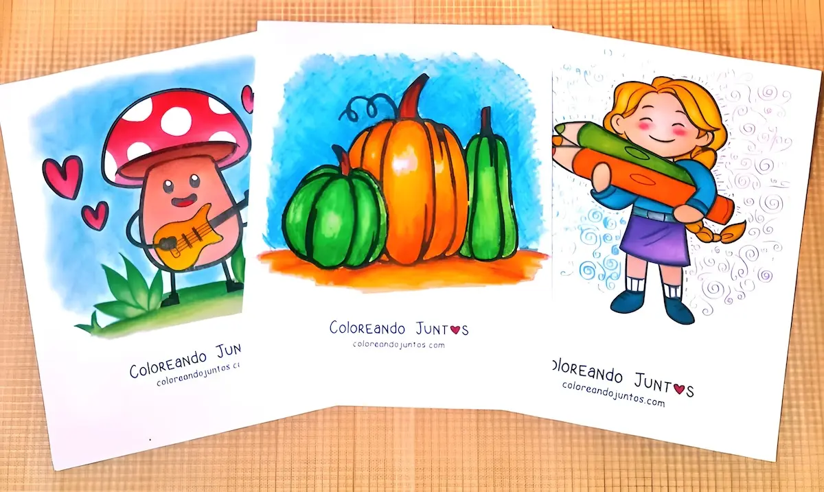 Técnicas de colorir desenhos - Colorindo Juntos
